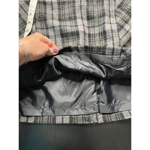 Eddie Bauer Wool Blend Plaid Mini Skirt - Picture 5 of 10